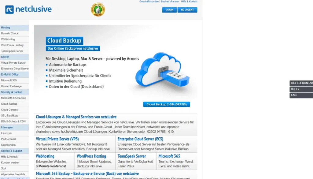 Cloud-Server - netclusive