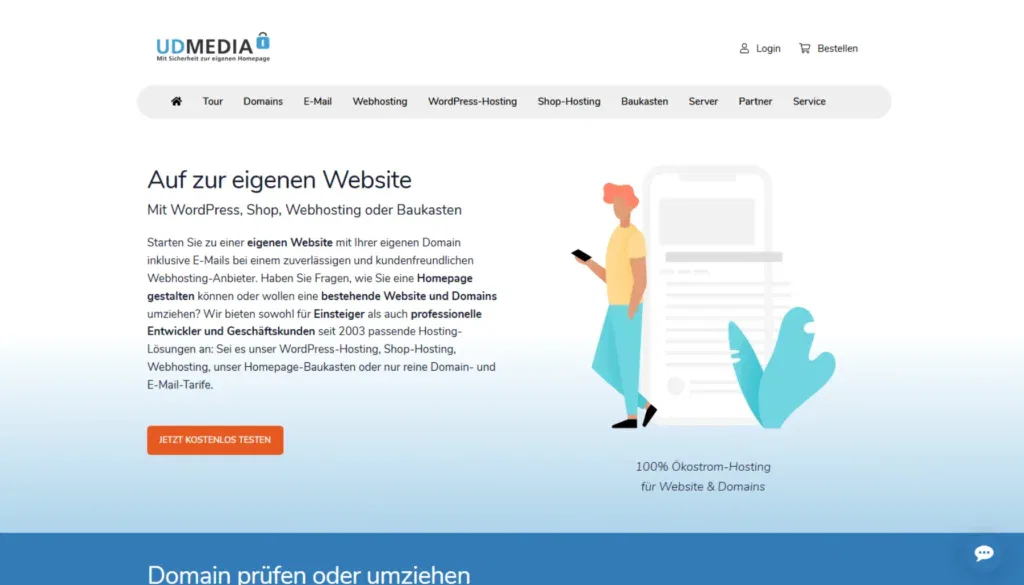 Webhosting-Vergleich - Udmedia
