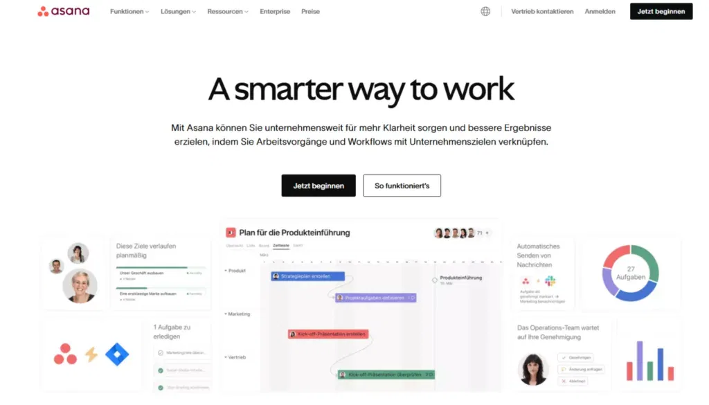 Zeitmanagement - Asana
