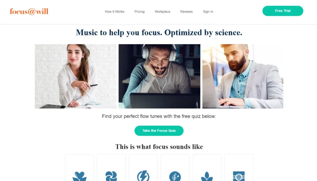 Zeitmanagement - Focus@Will