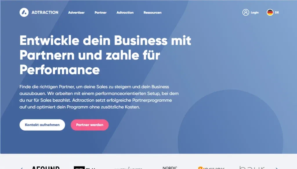 Adtraction - Affiliate-Netzwerk