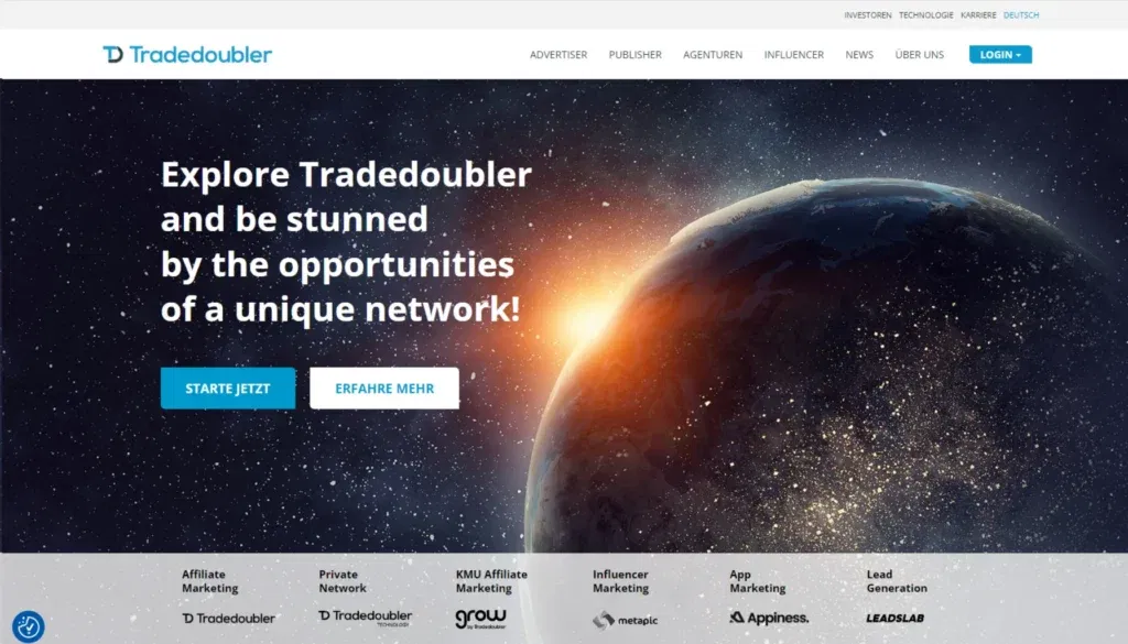 Tradedoubler - Affiliate-Netzwerk