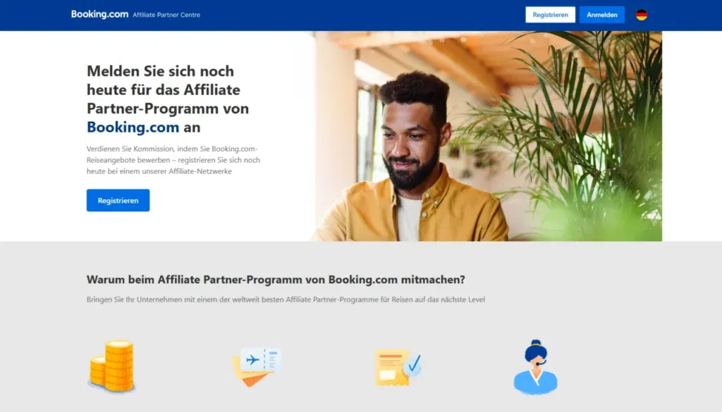 Affiliate-Programme - booking.com-Partnerprogramm