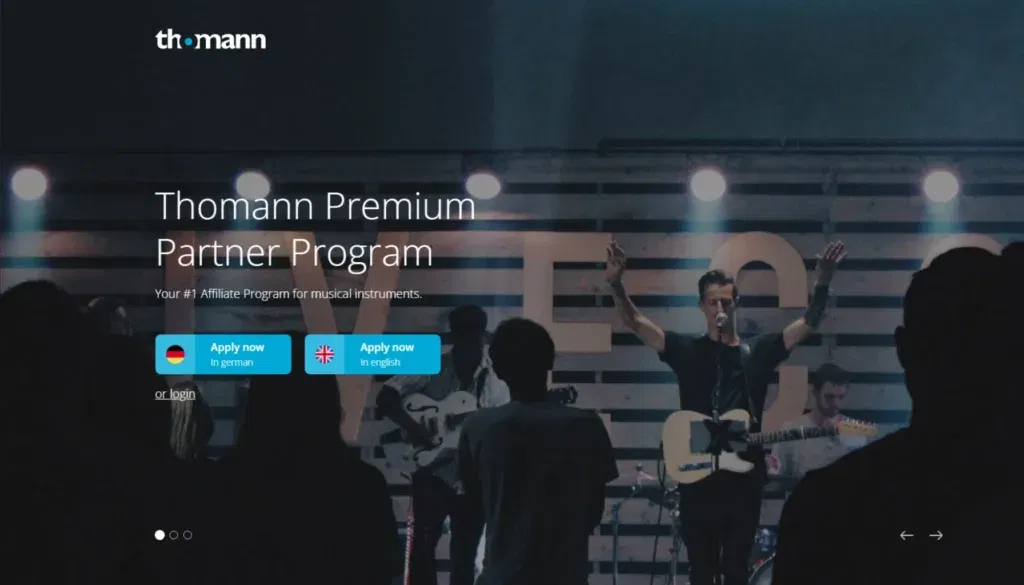Affiliate-Programme - Thomann-Partnerprogramm