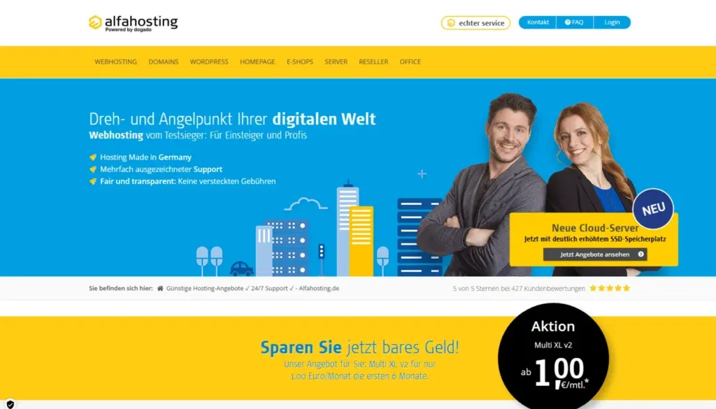 Cloud-Server - Alfahosting