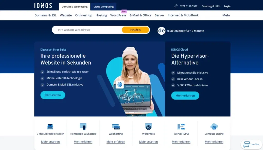 Cloud-Server - IONOS
