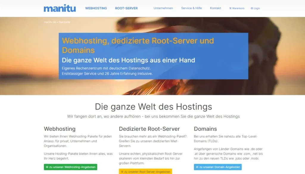 Cloud-Server - Manitu