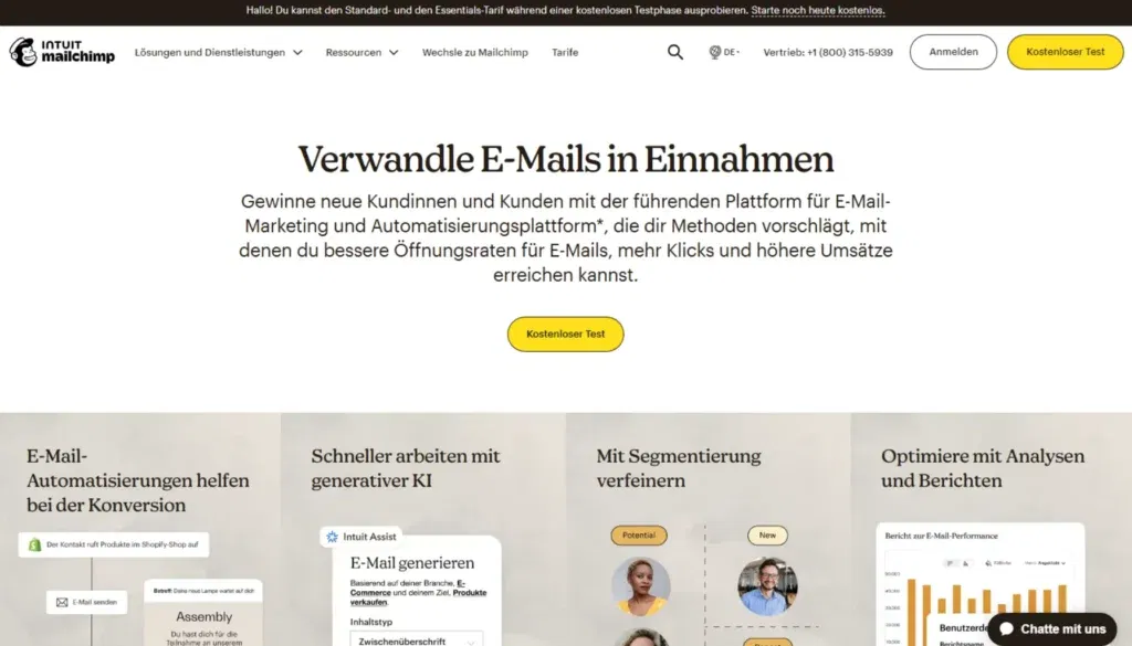 Mailchimp - E-Mail-Marketing-Software