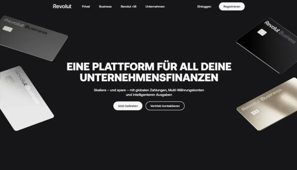 Geschäftskonto - Revolut Business