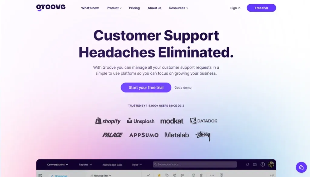 Groove - Helpdesk-Software