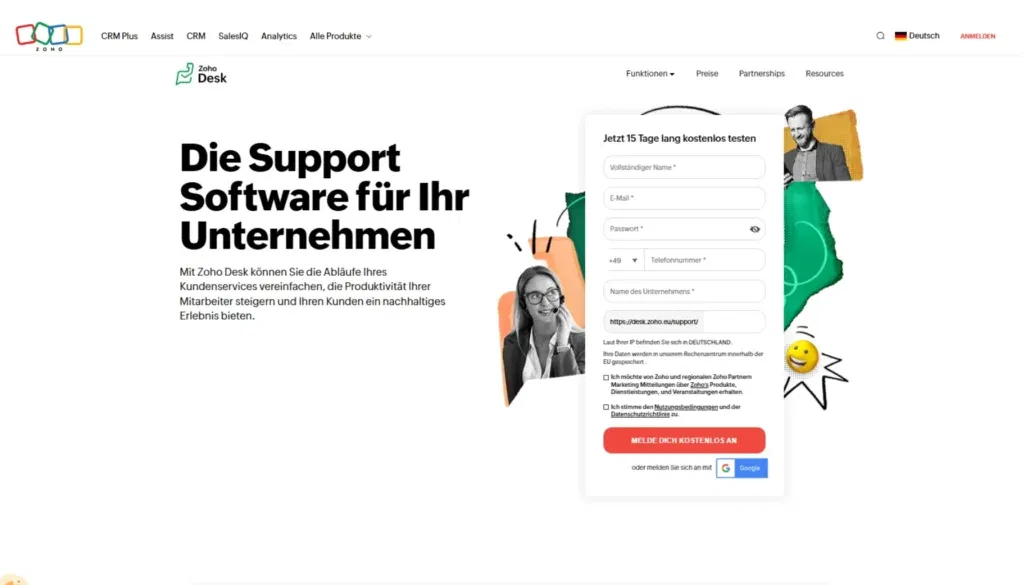 Zoho Desk - Helpdesk-Software