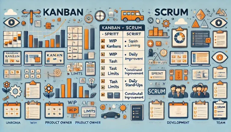 Kanban vs. Scrum - Ein Vergleich der agilen Methoden