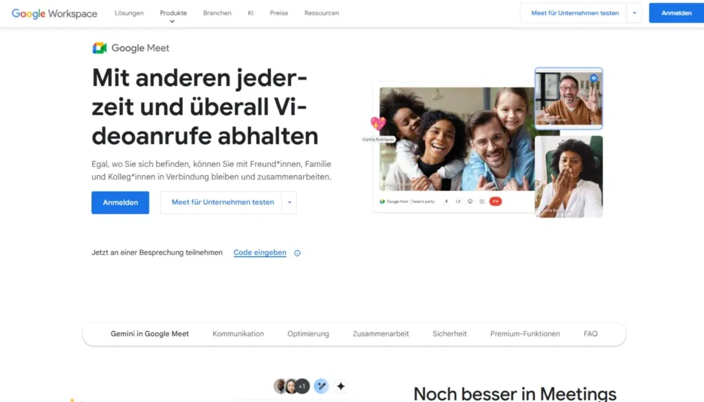 Online-Coaching - Google Meet