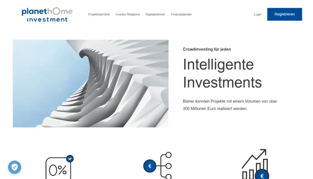 P2P-Plattformen - Planethome Investment