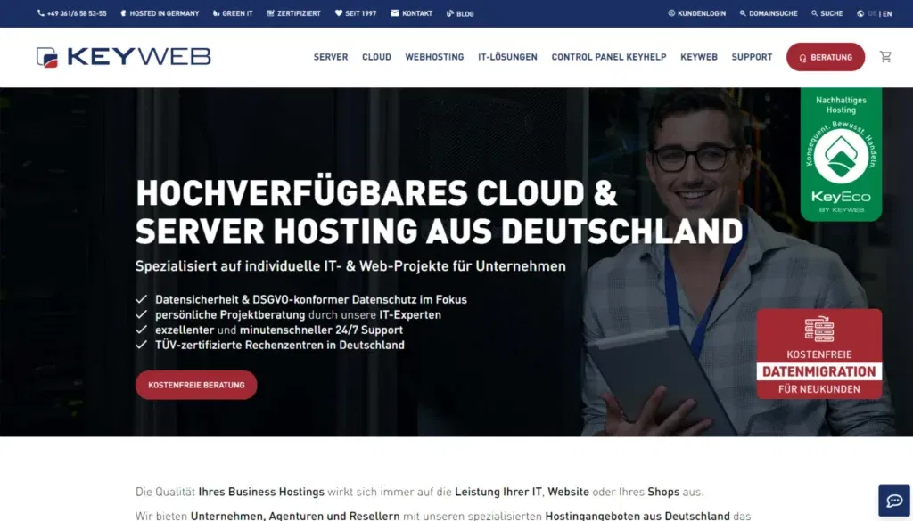 Cloud-Server - Keyweb