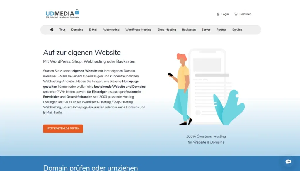 Webhosting-Vergleich - Udmedia