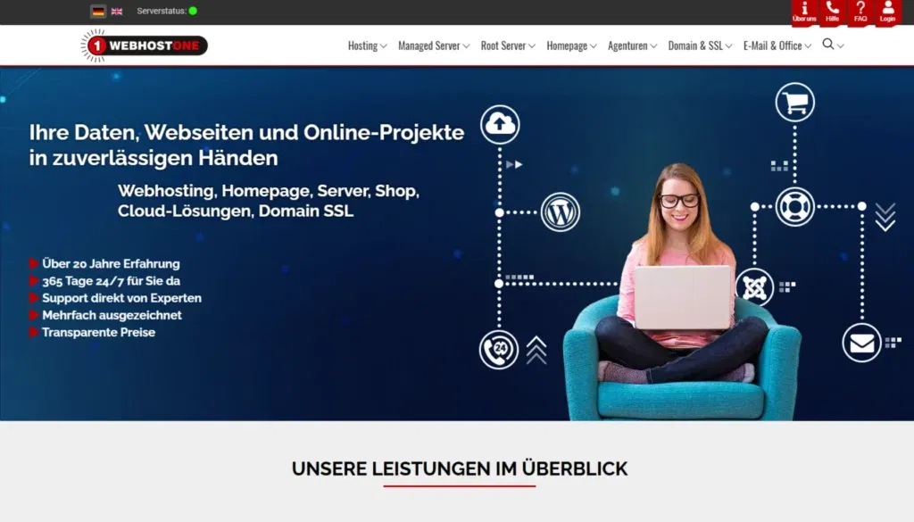 Webhosting-Vergleich - WebhostOne