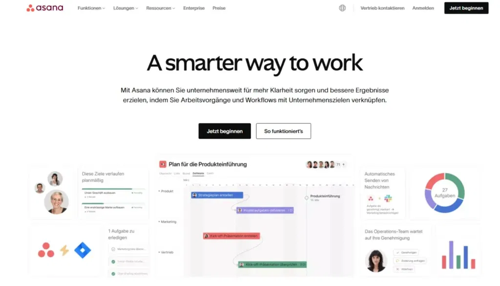 Zeitmanagement - Asana