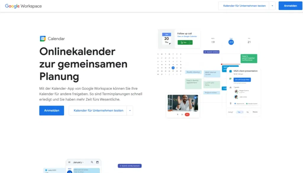 Zeitmanagement - Google Kalender
