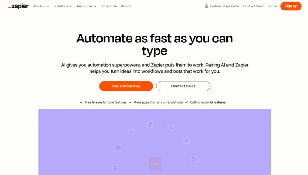 Zeitmanagement - Zapier