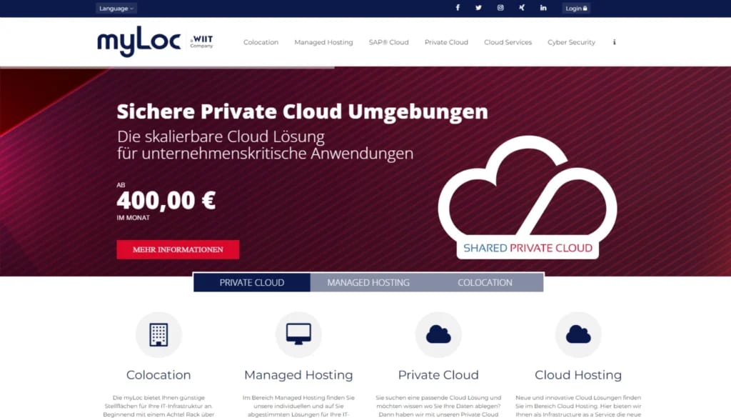 Cloud-Server - myLoc